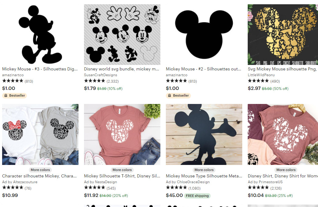 Disney SVG {Free and Cheap Disney SVG Files for Your Projects}