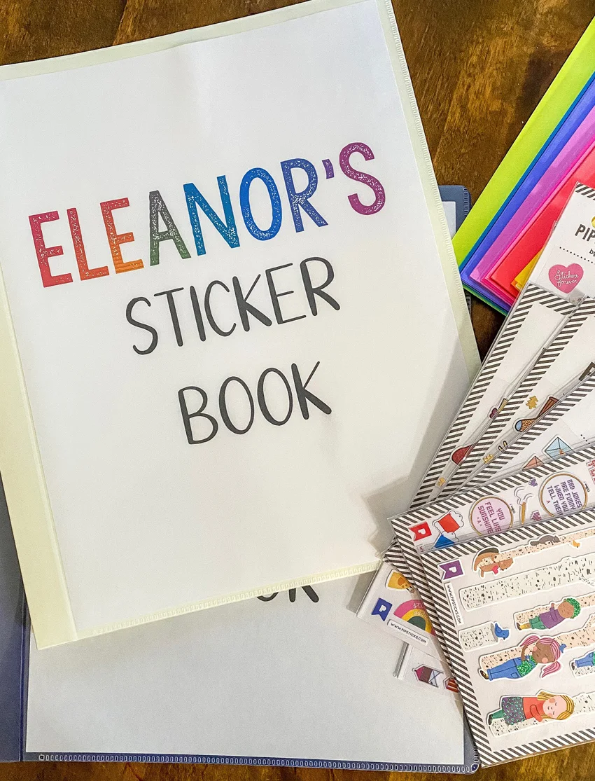 DIY Cute Sticker Book / How to make a sticker book at home / Handmade sticker  book 