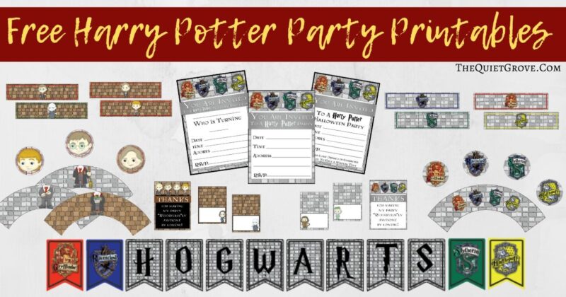 Harry Potter Crafts and Free Printables - all crafty things